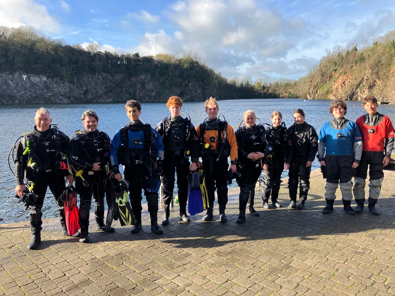 Sub-Aqua Club Members Complete Open Water Dives 