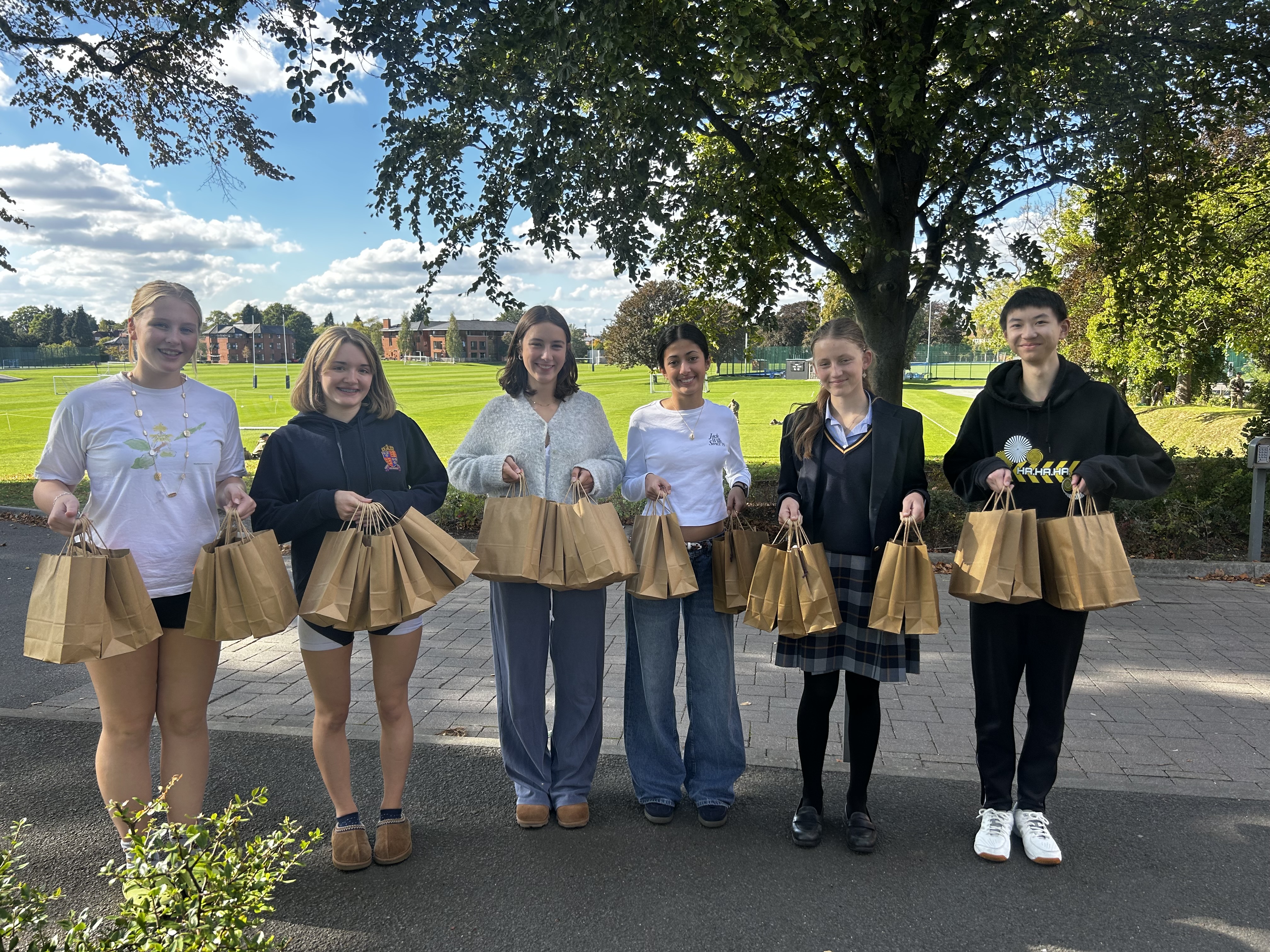 Pupils Launch Volunteering Partnership with The Hygiene Bank 