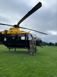 Old Salopian Lt Emma Graham Lands on Lower Common Old Salopian Lt Emma Graham Lands on Lower Common