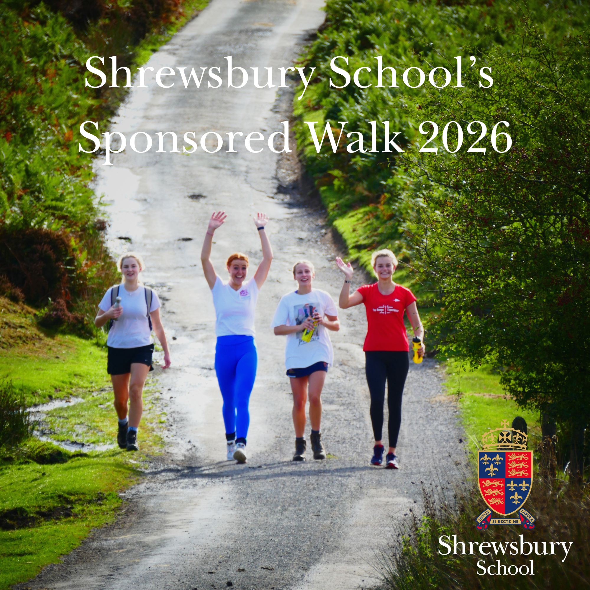 The Countdown is on to Shrewsbury School's Sponsored Walk for the Shewsy The Countdown is on to Shrewsbury School's Sponsored Walk for the Shewsy
