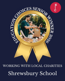 Shrewsbury School Wins National Award for Work with Local Charities