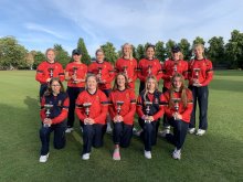 Girls 1st XI Cricket team are Runners Up in National 100 Ball Final