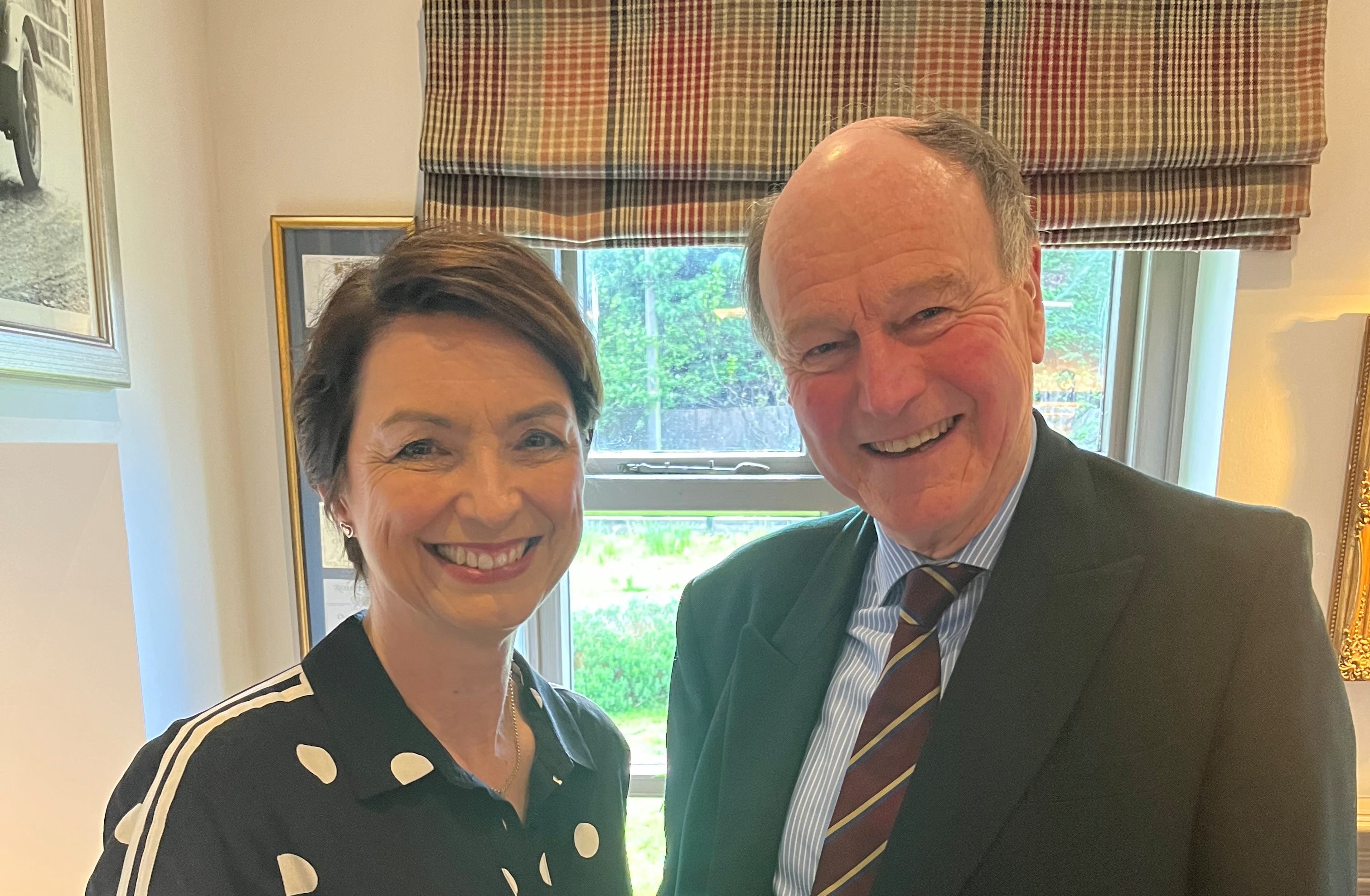 Retirement parties in the north and south for former Director of the Salopian Club Nick Jenkins