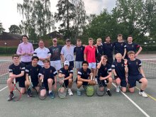 OS Tennis Team take on the School in sweltering heat OS Tennis Team take on the School in sweltering heat
