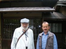 Former Master, Professor William ('Willie') Jones - at large in Sapporo, Japan, with an OSH Visitor Former Master, Professor William ('Willie') Jones - at large in Sapporo, Japan, with an OSH Visitor