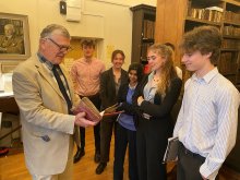A glimpse at timeless treasures; Classics pupils visit the Taylor Ancient Library A glimpse at timeless treasures; Classics pupils visit the Taylor Ancient Library