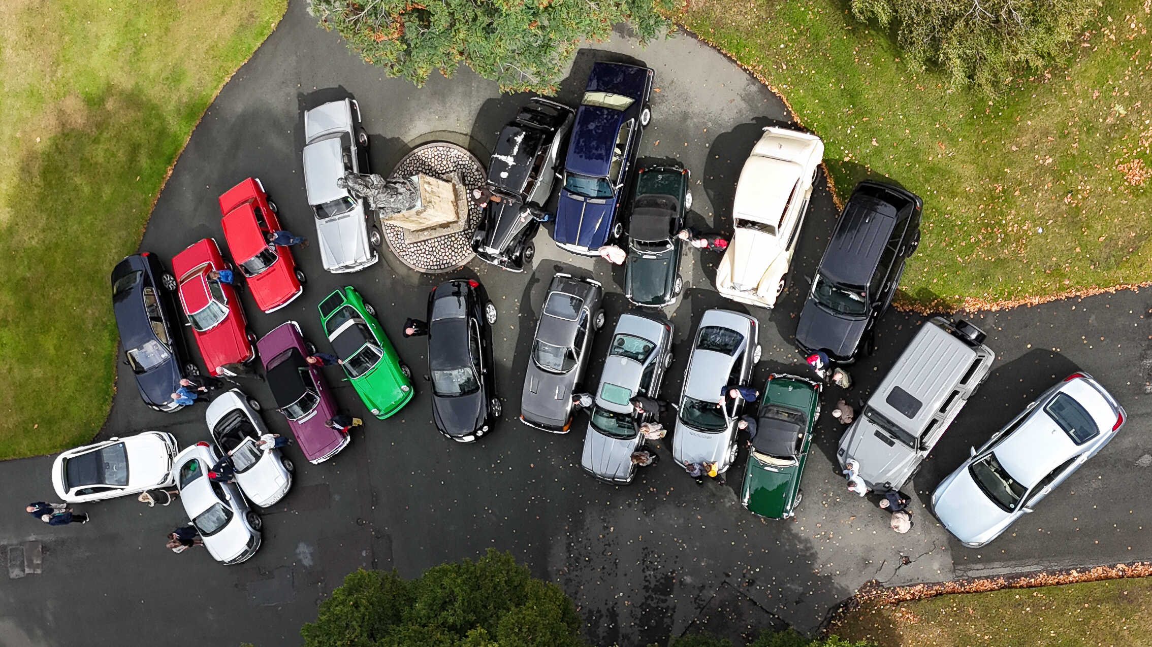 Salopian motor enthusiasts at OS weekend 2025
