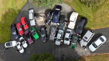 Salopian motor enthusiasts at OS weekend 2025