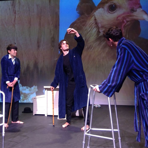 Students performing