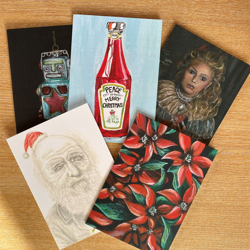 Cards made and sold for charity