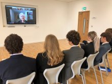 Drama pupils discuss roles with original cast of Caroline Bird’s Trojan Women