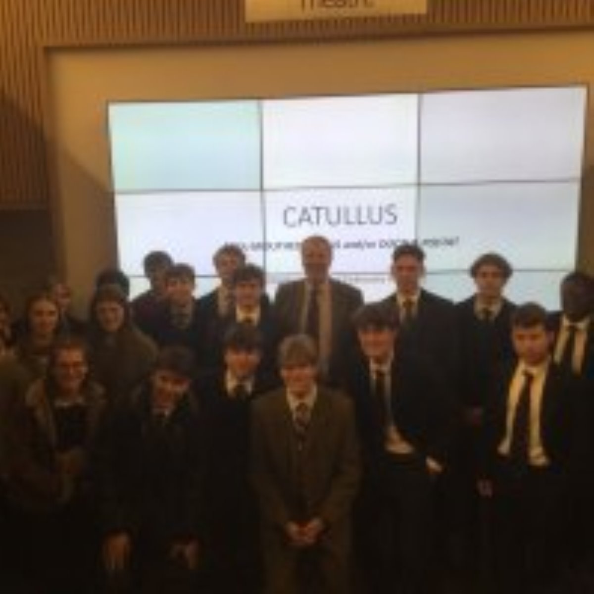 Former Head of Classics challenges students to think about the power of