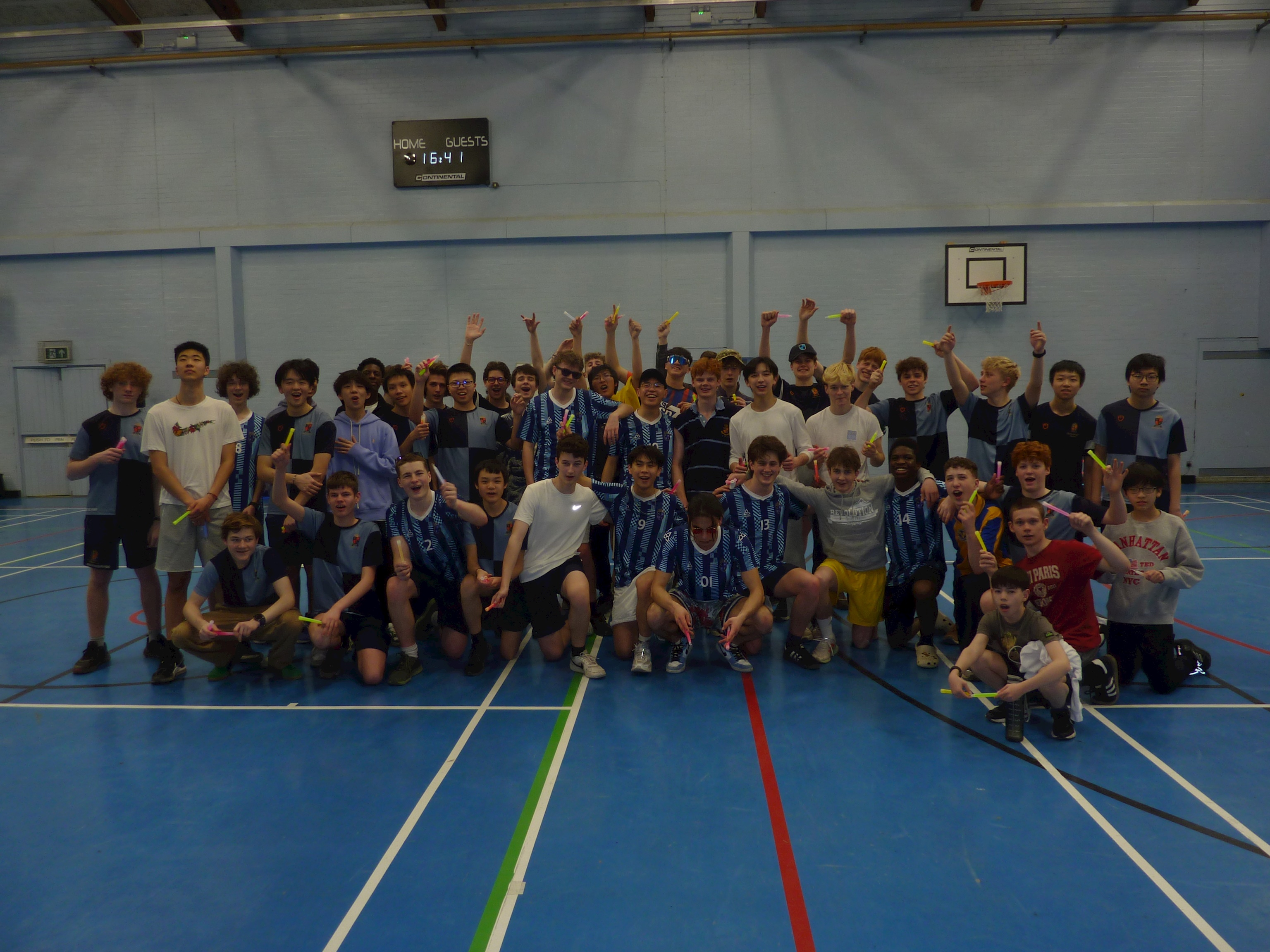 Churchill's boys show off their dance moves in charity Zumbathon