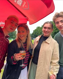 Rain stopped play but not the party!