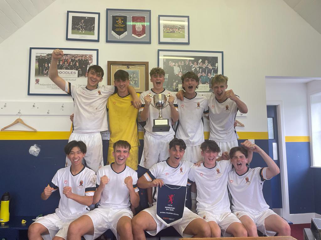Shrewsbury Boys' 1st team crowned ISFA Sixes National Champions 