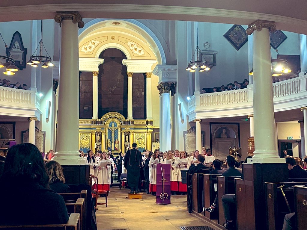 School choirs perform a range of festive musical delights