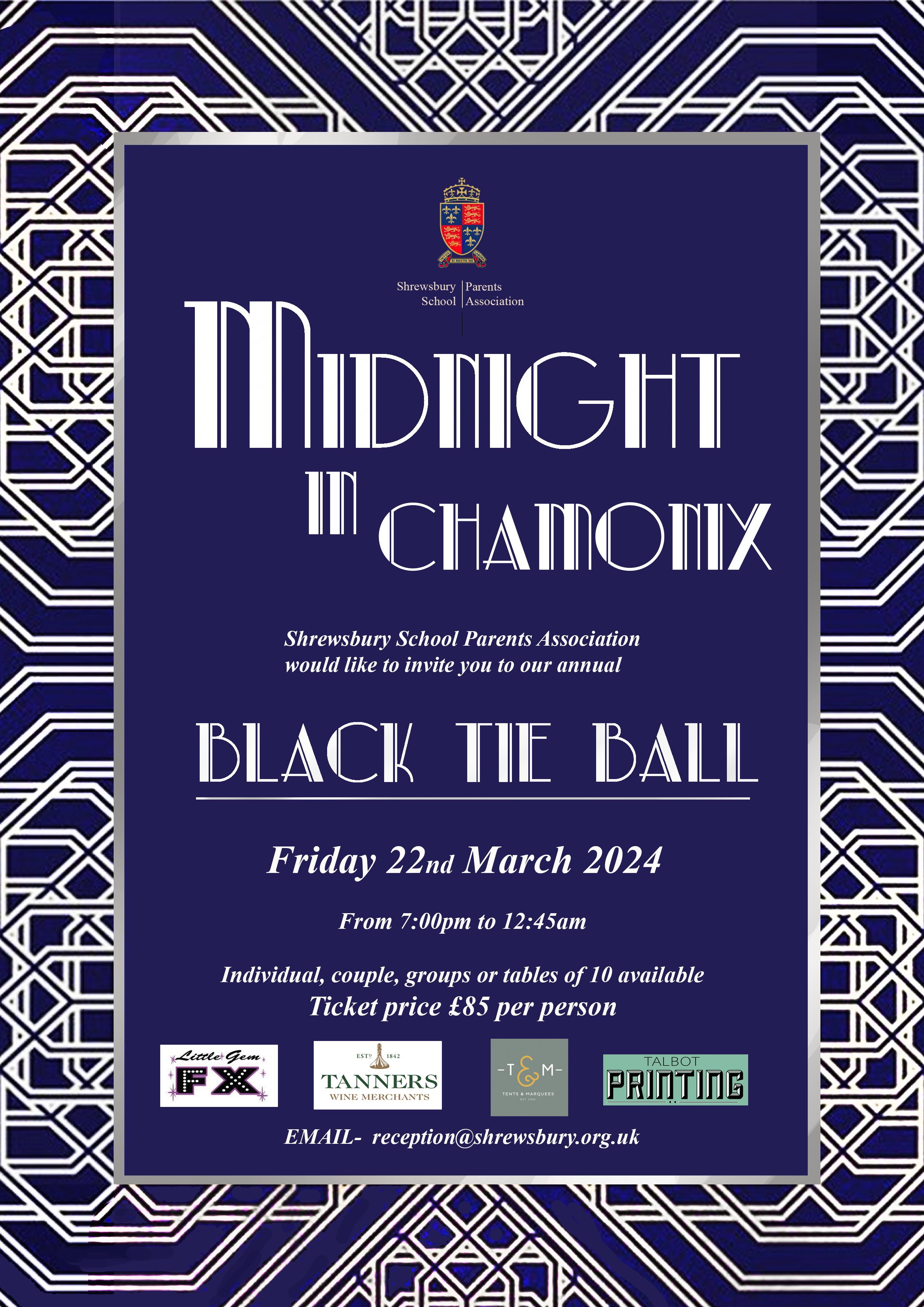 SSPA invites you to 'Midnight in Chamonix' black-tie ball 