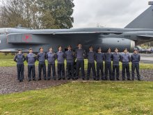 RAF Section Enter Royal Air Squadron Trophy