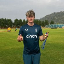 Player-of-the-match performance for cricketer Theo in India 