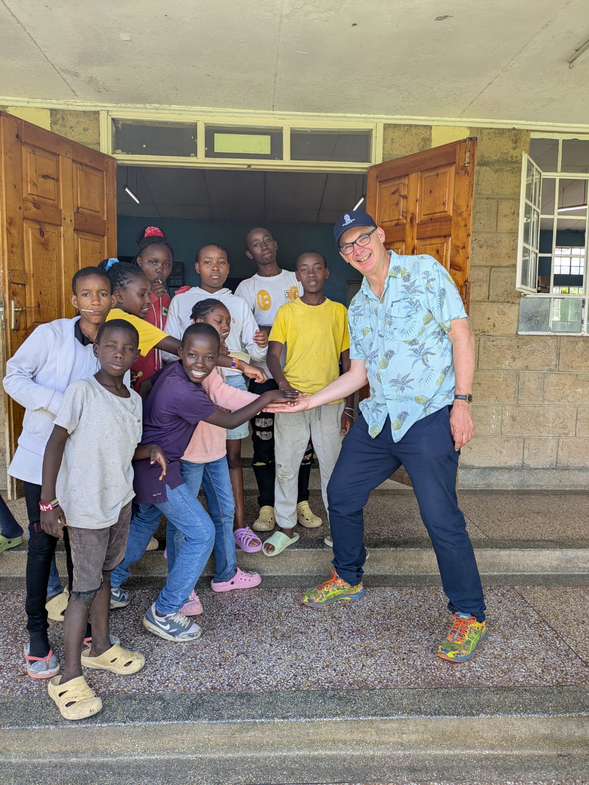Building links in Kenya: Mr Bell’s trip