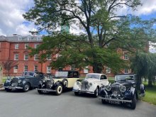 Classic cars gleaming on Central Classic cars gleaming on Central