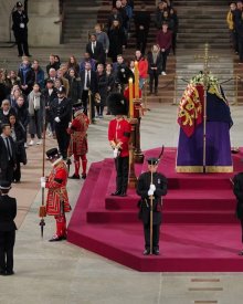 Old Salopian Welsh Guards mount vigil for Her Majesty The Queen